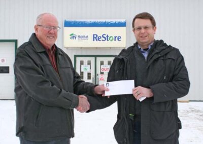 BRCF Grants $3,000 to Habitat for Humanity
